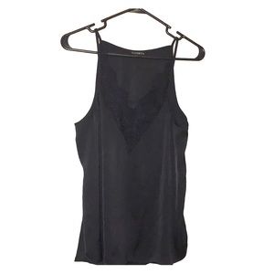 Sexy black lace Express top